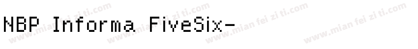 NBP Informa FiveSix字体转换
